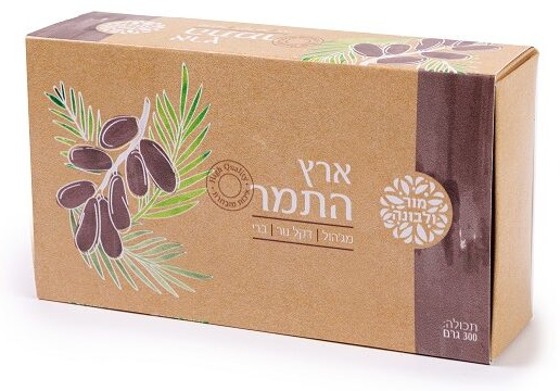 קופסת תמרים משפחתית במשקל 250 גרם